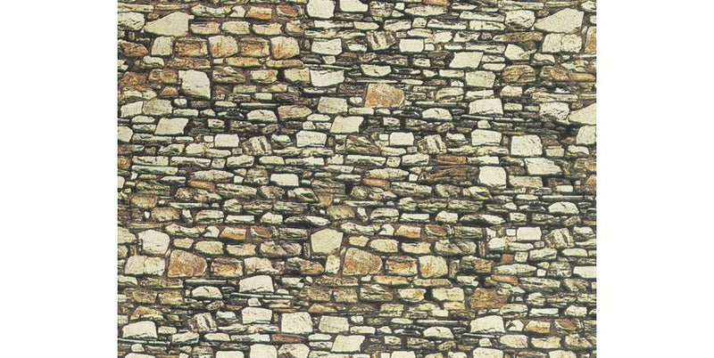 Noch Gmbh & Co 57710 Building Material Cardboard Sheet -- Dolomite 25-3/16 x 5-7/8"  64 x 15cm, HO Scale