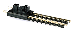 Atlas ATL2536 Bumper Track -- Black Ties, 2-3/8" length, N Scale