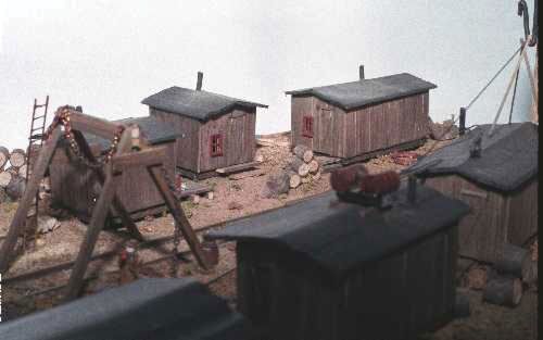 JV Models 1011 Bunkhouses -- Wood Kit - 1-1/2 x 3" 4 x 7.5cm, N Scale