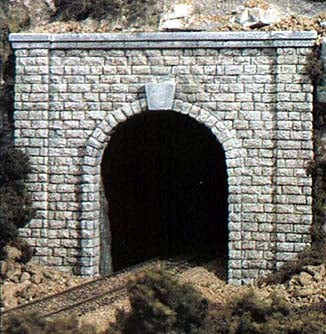 Woodland Scenics 17-1253 - Cut Stone Tunnel Portal, Single, HO