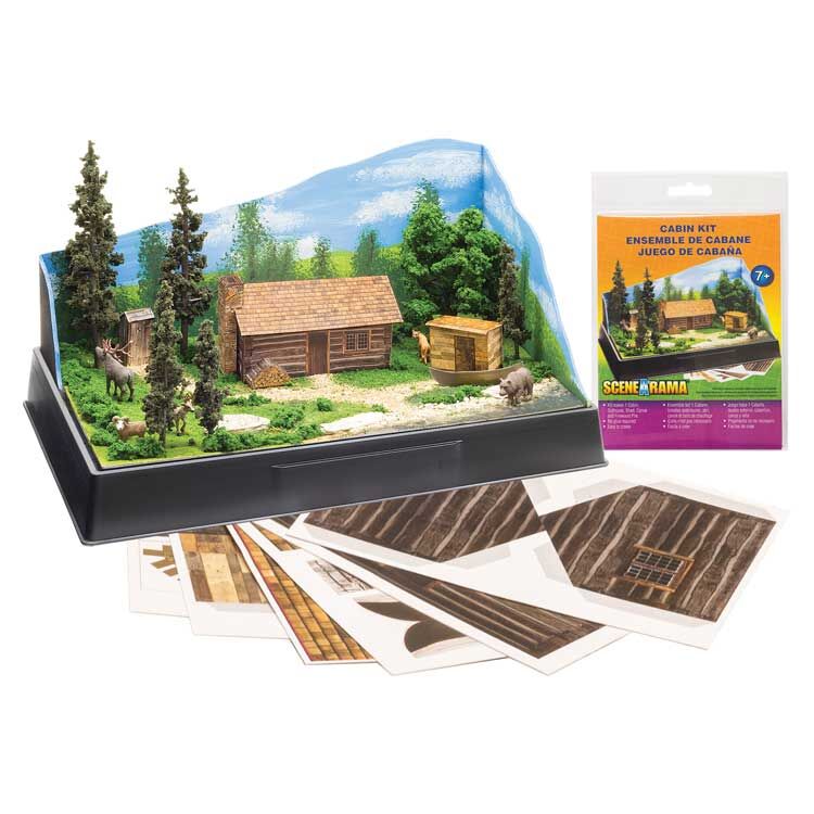 Woodland Scenics 4239 Cabin - Scene-A-Rama(TM) -- Kit, All Scales