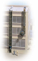 Walthers Cornerstone 933-3515 Caged Ladders & Vents - Kit - 5 Each Ladders & Vents, HO Scale
