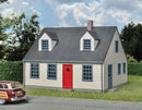 Walthers Cornerstone 933-3776 Cape Cod House -- Kit - 4-1/4 x 3-5/8 x 3" 10.7 x 9.2 x 7.6cm, HO Scale