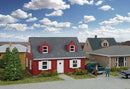 Walthers Cornerstone 933-3839 Cape Cod House - Kit - 2-3/8 x 2 x 1-5/8" 6 x 5 x 4.1cm, N Scale