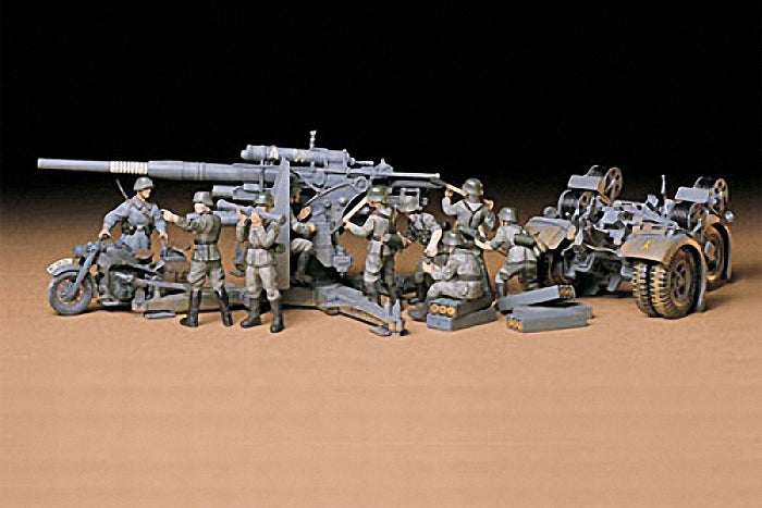 Tamiya 35017 GERMAN 88MM GUN FLAK 36.37 KIT Ca117, 1:35 Scale