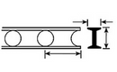 Plastruct 90932 OWT-202 2pk CELLFORM OPEN WEB TRUSS 7/3