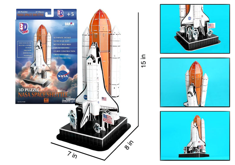 Daron CF140H Space Shuttle 3D Puzzle 87p