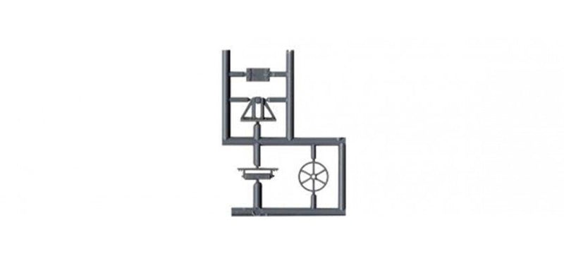 Tichy Train Group 8327 Chain Rollers and Sheaves -- 4 Large, 4 Small, 2-28" Sheaves, HO Scale
