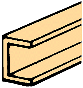 Northeastern Scale Lumber 70540 Channel -- 1/16 x 22"1, All Scales