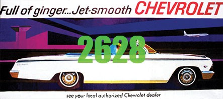 Tichy Train Group 2628 Chevrolet Jet Smooth Billboard - Kit, N Scale