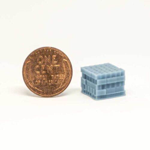 All Scale Miniatures 870919 Cinder Block Stacks -- pkg(5), HO Scale