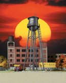 Walthers Cornerstone 933-3832 City Water Tower - Assembled - Black - 2-3/8 x 2-3/8 x 7" 6 x 6 x 17.8cm, N Scale