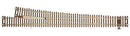 Atlas ATL566 Code 83 Custom-Line(R) Mark IV Turnout w/Nickel-Silver Rail & Brown Ties -