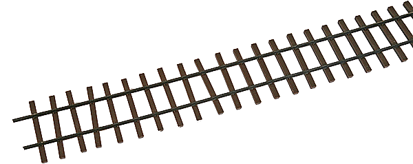 Micro Engineering 12138 Code 83 Standard Gauge Flex-Track(TM) -- Weathered 3' Sections pkg(6), On30 Scale