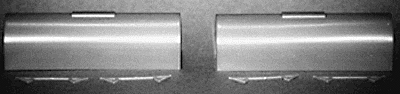 State Tool & Die 1012 Coil Car Hoods pkg(2) -- Round, Revised, HO Scale