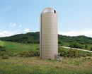 Walthers Cornerstone 933-3332 Concrete-Style Silo -- Kit - 1-5/8" x 5-1/2" 42 x 142cm, HO Scale