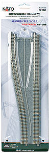 Kato KAT20-051 Concrete-Tie Double-Track Widening Section - Unitrack -- Left Hand 12-3/16" 31cm Long, N Scale