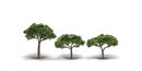 Woodland Scenics WOO3555 Coniferous Canopy Trees - Woodland Classics(R) -- 2-5/16 to 3-5/16" 5.8 to 8.4cm Tall pkg(3), All Scales