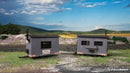 Vollmer Gmbh 45722 Construction Trailer 2-Pack - Kit, HO