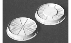 Detail Associates 2003 Cooling Fans pkg(4) -- 48" Flat Top - Dynamic Brake, HO Scale