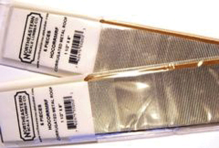 Northeastern Scale Lumber 55051 Corrugated Roofing/Siding -- pkg(5), HO Scale