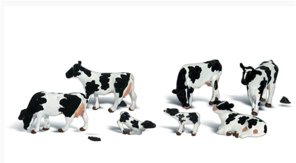 Woodland Scenics 2724 Holstein Cows, O