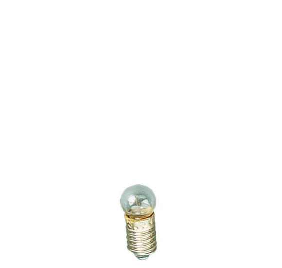 Brawa Modellspielwaren 3301 Thread Spherical Bulbs -- 3.5V Clear, 200mA, 5mm