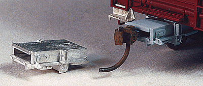 Details West 1023 Cushion Coupler Pocket "20 Inch" Cushion -- For 50' & 60' Freight Cars, HO Scale