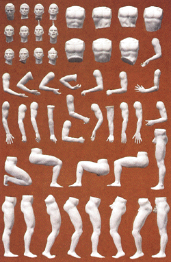 Preiser Kg 45900 Customizing Figure Sets -- "Adam" Male Figures, G Scale