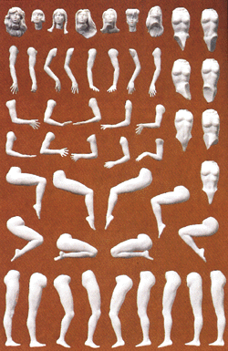 Preiser Kg 45901 Customizing Figure Sets -- "Eve" Female Figures pkg(6), G Scale