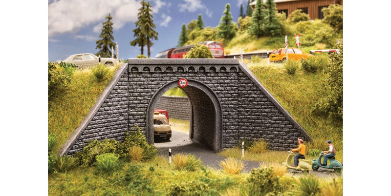 Noch Gmbh & Co 58292 Cut-Stone Foam Underpass w/Wing Walls - 1-Sided -- 7-1/16 x 4-5/16 x 3-1/8"  18 x 11 x 8cm (Need 2 Kits for 2-Sided Undepass), HO Scale