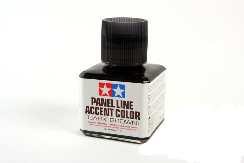 Tamiya 87140 PANEL LINE ACCENT COLOR Dark Brown
