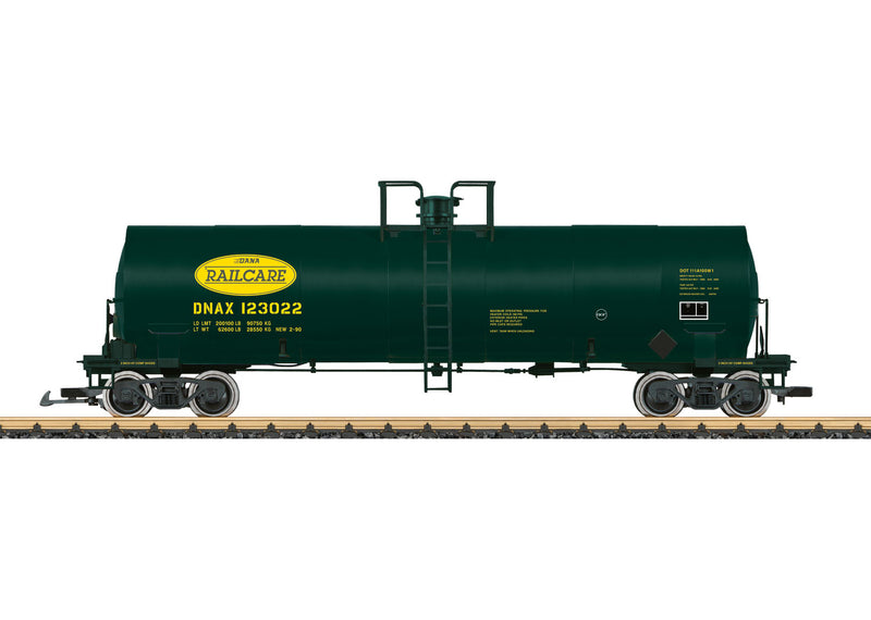 LGB LGB40871 DNAX Railcare Tank Car 40871, G Scale
