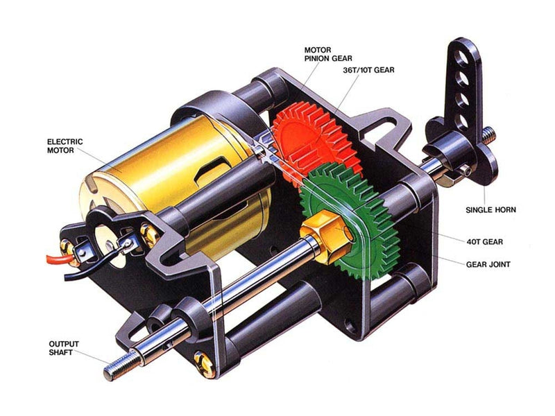 Tamiya 72002 HIGH SPEED GEAR BOX H.E.