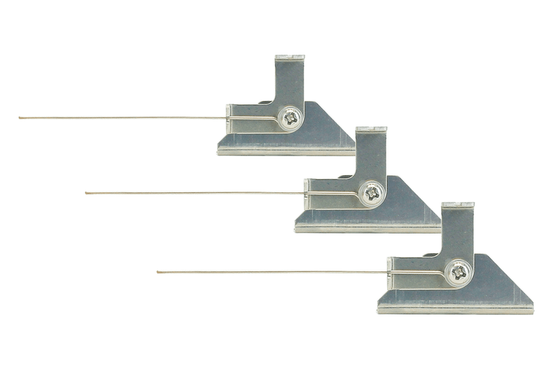 DCC Concepts DCP-RA3 Cobalt Right-Angle Adapters w/Mounting Hardware (3 Pack)