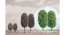 Busch Gmbh & Co Kg 6054 Deciduous Trees -- 5-1/8"  13cm Tall pkg(2), All Scales