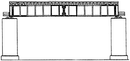 Kato KAT20-464 Deck Girder Bridge -- 4-31/32" 124mm Long (black), N Scale