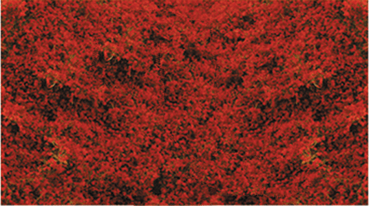 Heki/Mini Forest 1588 Decograss(R) Pad 11 x 5-1/2" 28 x 14cm -- Red Clover