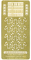 Gold Medal Models 16044 Detailing Set -- For Heavyweight Passenger Cars, N Scale