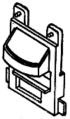 Details West 195 Diesel Parts -- Coupler Buffer Plate pkg(2), HO Scale