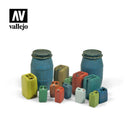 Vallejo Acrylic Paints SC211 Assorted Modern Plastic Drums (no. 2)