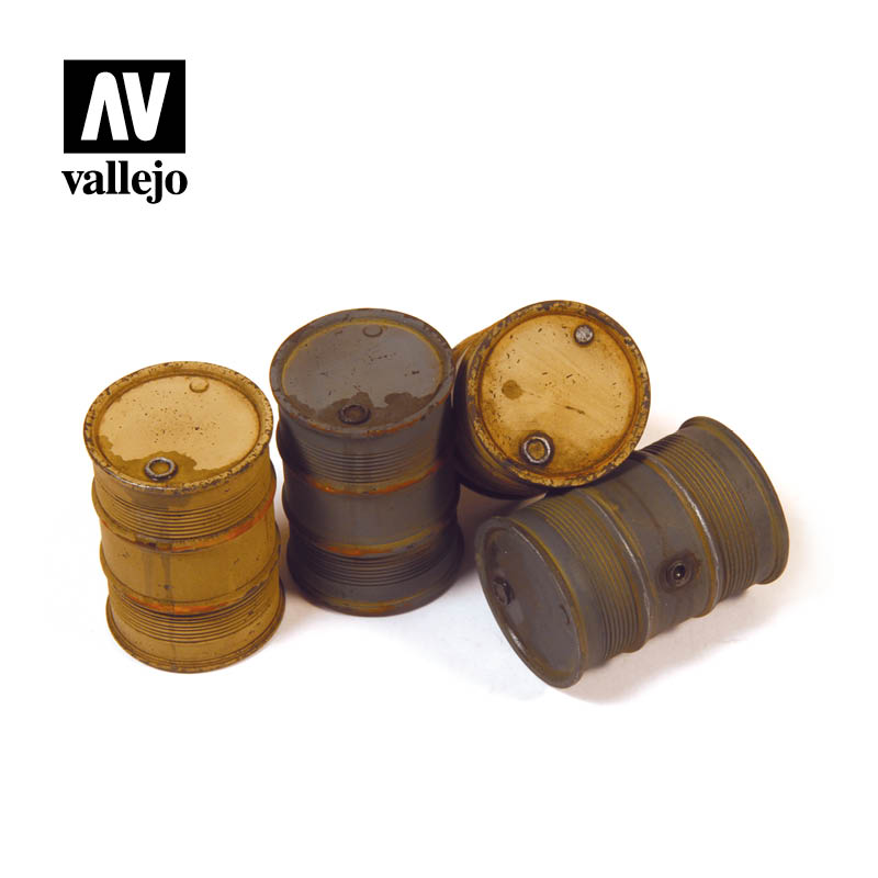 Vallejo Acrylic Paints SC202 German Fuel Drums (no. 2)