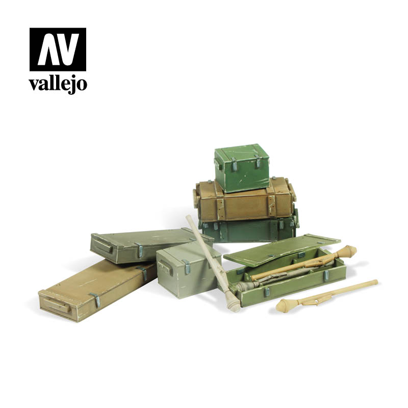 Vallejo Acrylic Paints SC222 Panzerfaust 60 M Set