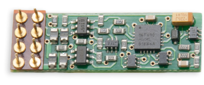 Digitrax 5078 DN146IP 1 Amp  Scale Integrated DCC Medium Plug Mobile Decoder, HO