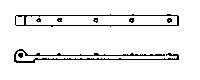 San Juan Details (formerly Grandt Line) 3524 Door Hinges -- Engine House, O Scale