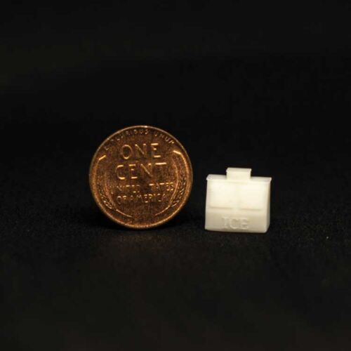 All Scale Miniatures 1601899 Double-Door Ice Chest, N Scale