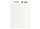 Woodland Scenics WOO760 Dry Transfer Stripes - .010, 1/64, .022, 1/32 & 3/64" Wide -- White, All Scales