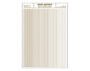 Woodland Scenics WOO761 Dry Transfer Stripes - .010, 1/64, .022, 1/32 & 3/64" Wide -- Gold, All Scales
