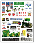 Woodland Scenics 785-556 Dry Transfer Signs -- Assorted Logos & Advertising, HO