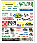 Woodland Scenics 785-559 Dry Transfer Signs -- Business, Standard Oil, HO